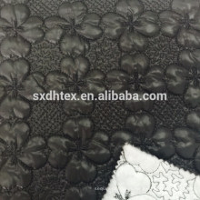 100% polyester quilting embroidered fabric for down coat,jacket
